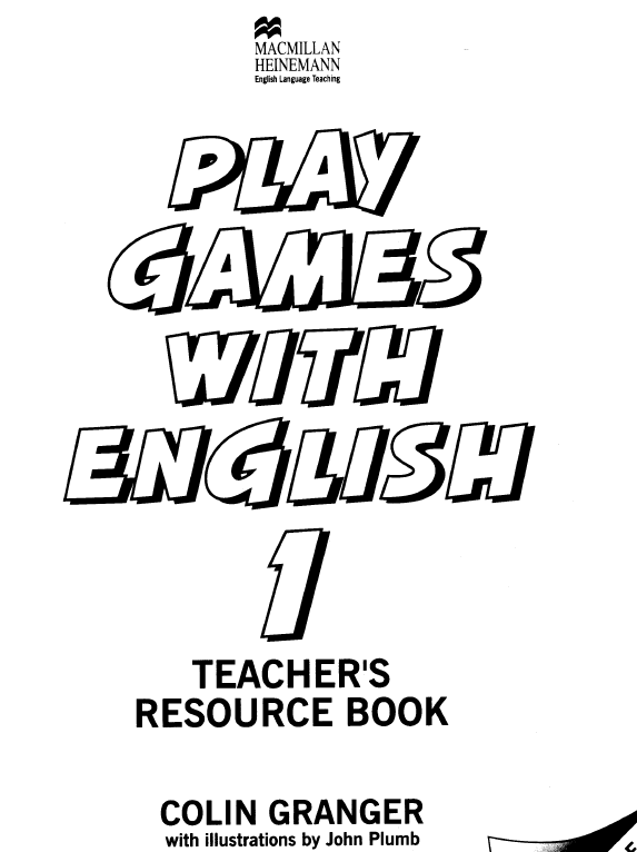обложка пособия Play games with English