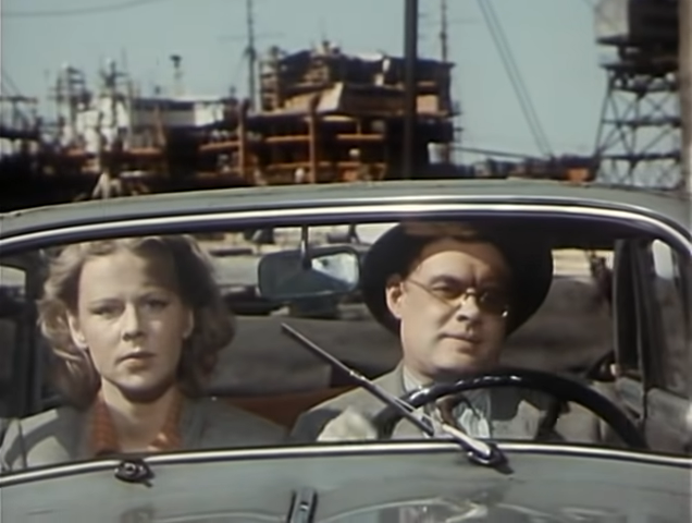 Лариса Кронберг и Павел Кадочников. "Большая семья" 1954 г.