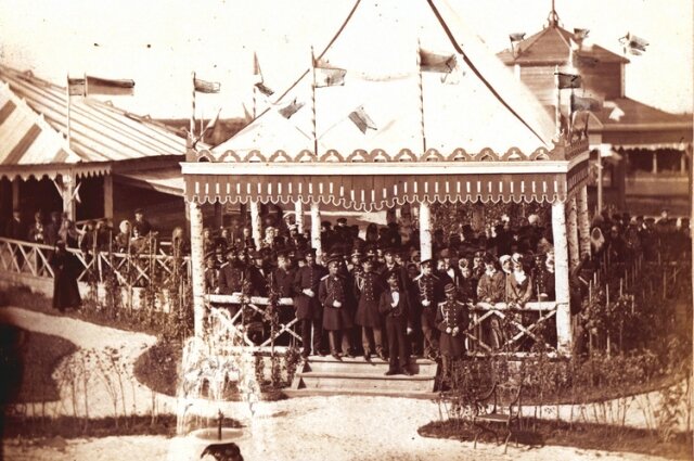 Так выглядел один из павильонов промышленной выставки 1871 года. Фото: Из личного архива/ Константин Высоцкий