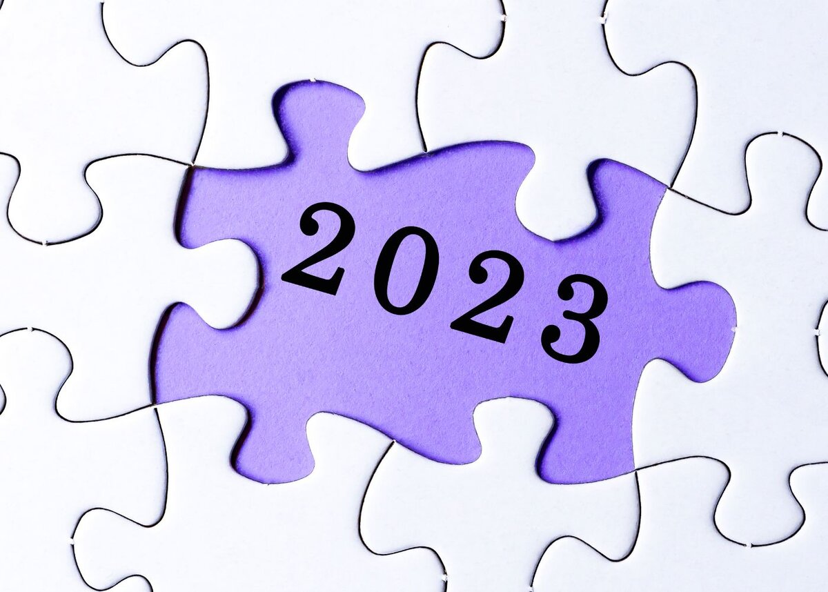 Пазлы 2023. Kalender 2023. Головоломка 2023.