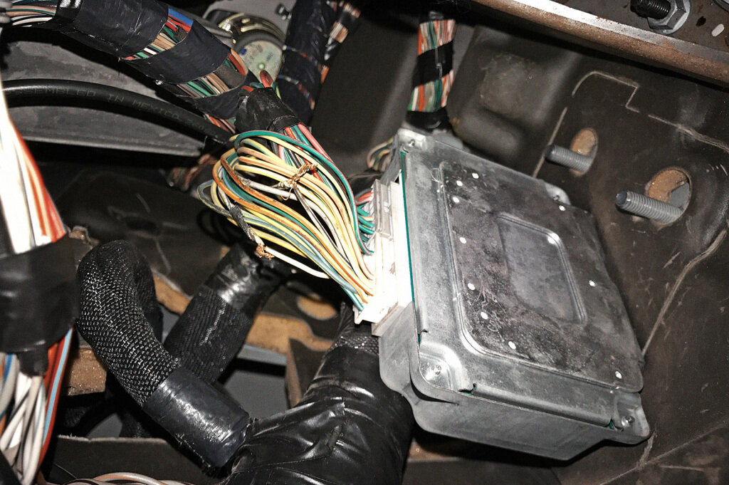 Проводка вариатора Додж Калибр после нашествия вандалов