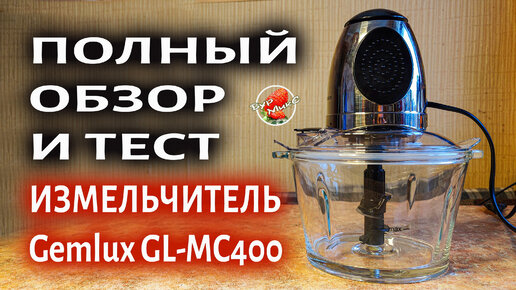 Полный обзор и тест Измельчитель Gemlux GL-MC400