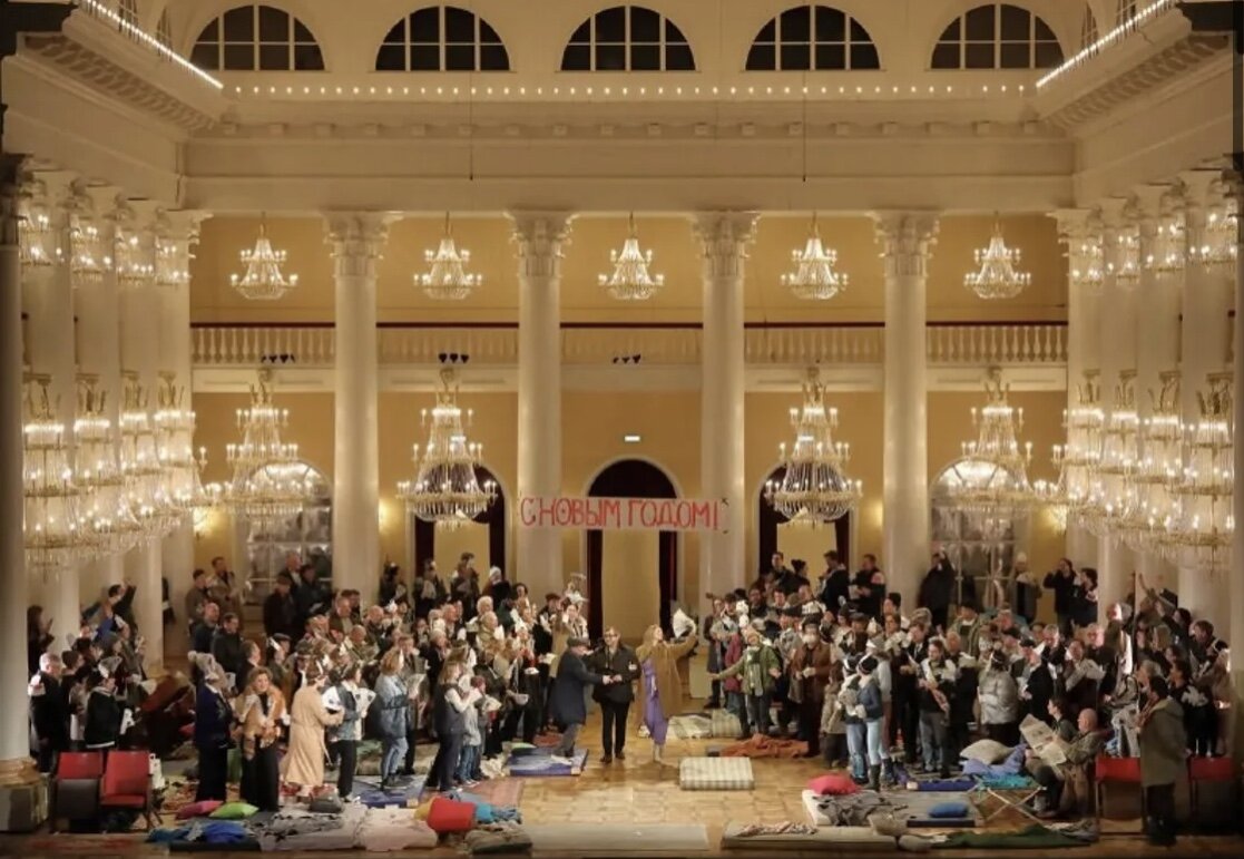 Война и Мир, С. Прокофьев, Баварская государственная опера. Сцена из спектакля 