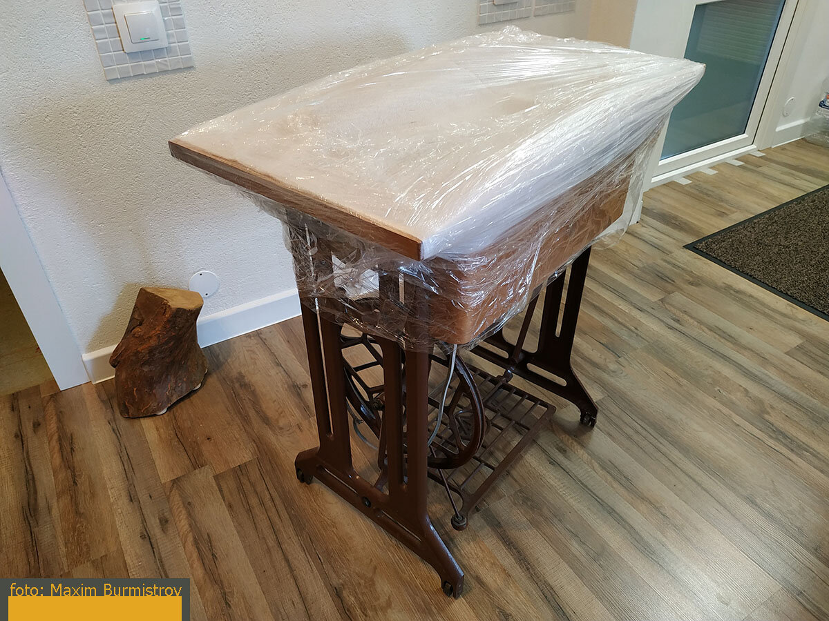 Это она, старинная швейная машина, по происхождению – чистокровная финка.