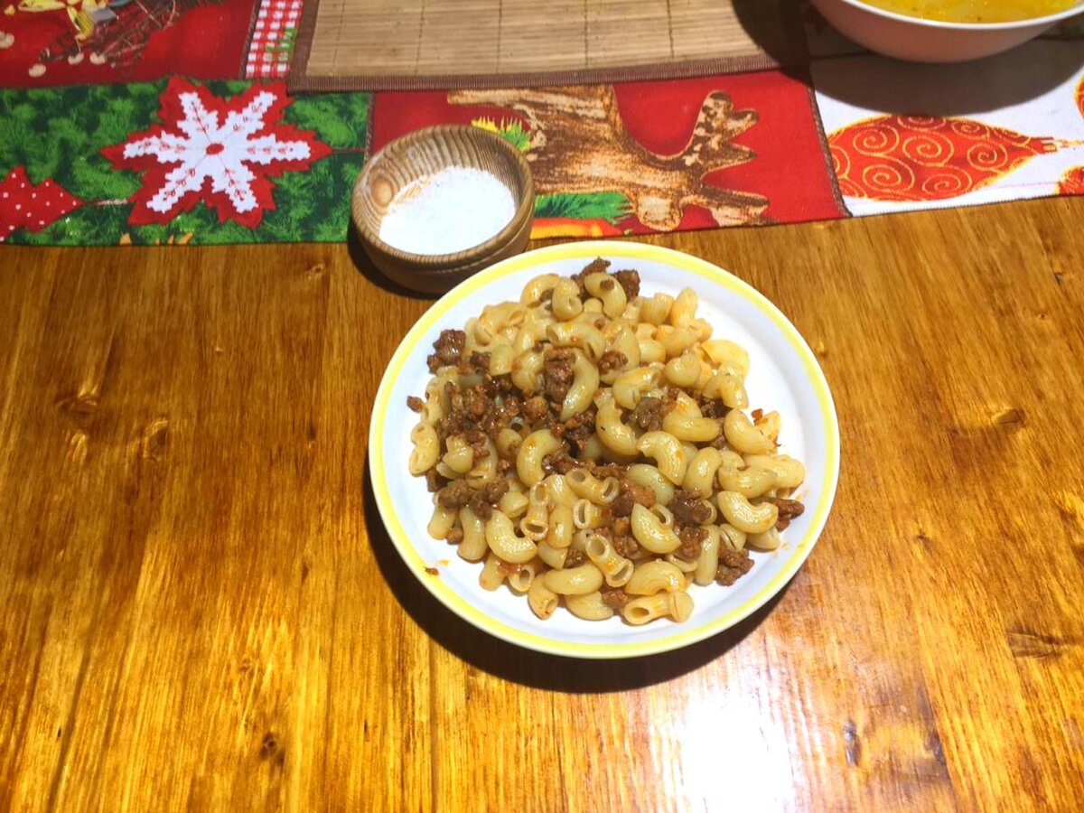 Макароны по-флотски или макароны с фаршем