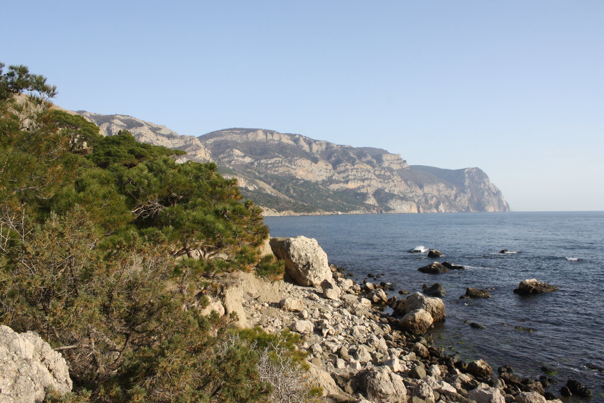 Мыс Айя, все что лежит на пляже прилетело сверху.