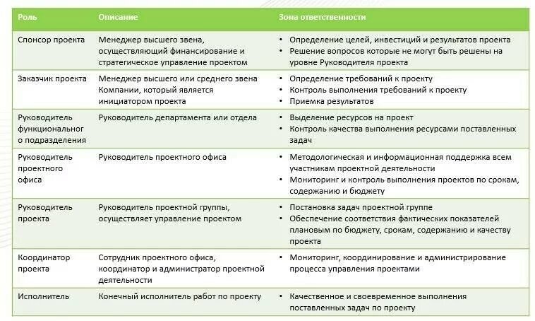 Директор проекта и руководитель проекта