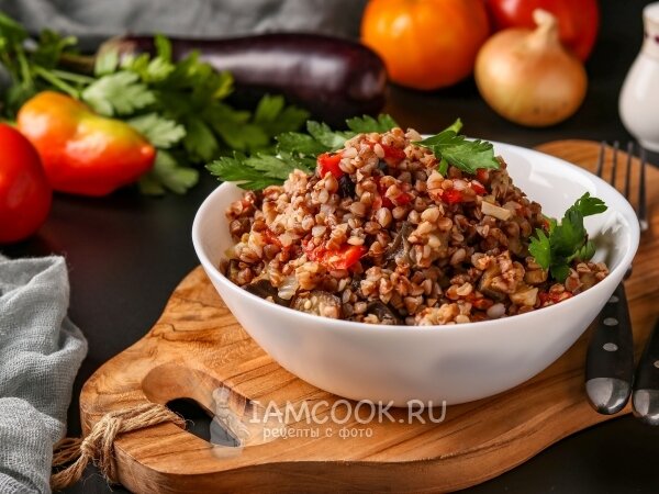 Рецепт постной гречки с овощами