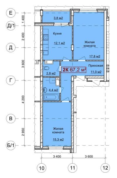 Дизайн квартир п 44 т