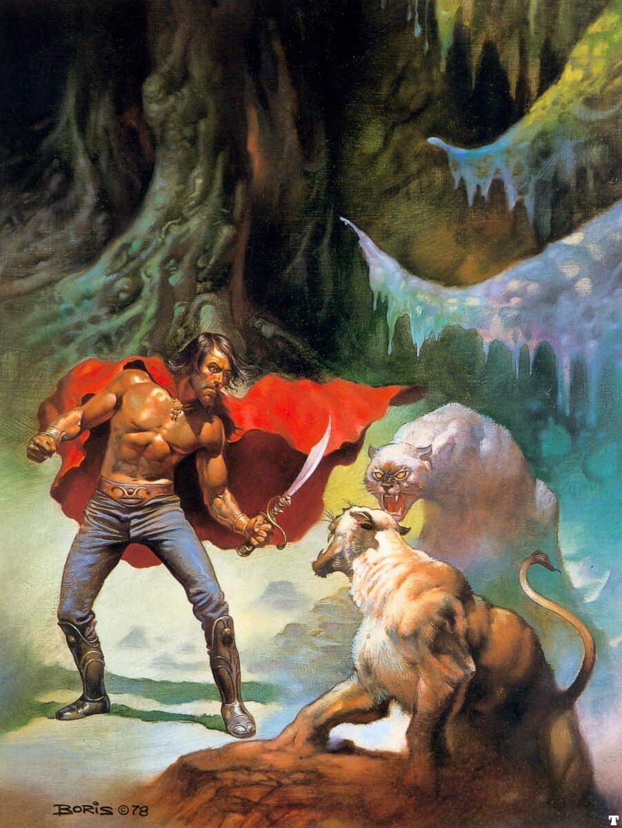 Boris Vallejo. Wilderness.
Здесь и далее в качестве иллюстраций приведены картины Бориса Вальехо. Все изображения взяты из открытых источников. 
