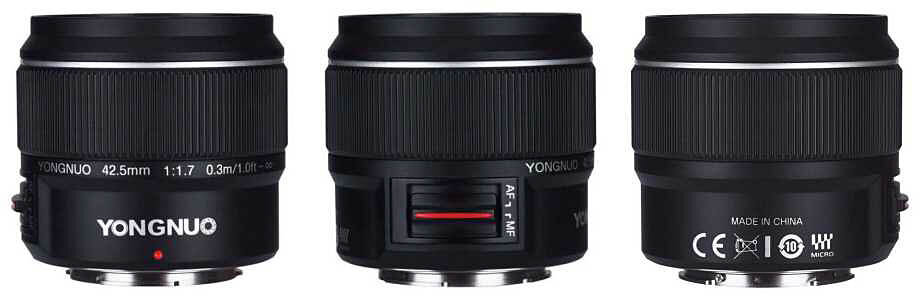 
Yongnuo YN42.5F1.7 MFT
