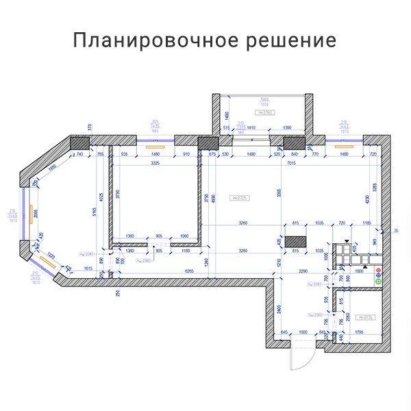 Планировка квартиры и дизайн модной