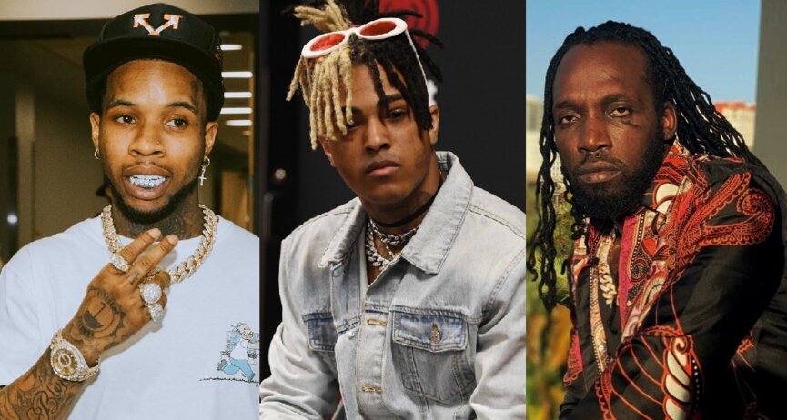 Тори Лейнз, XXXTentacion и Mavado
​Фото: Instagram / Legion-Media.ru
