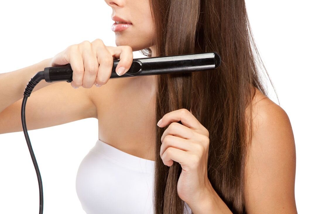 Как выпрямлять волосы утюжком без вреда для волос в домашних условиях для