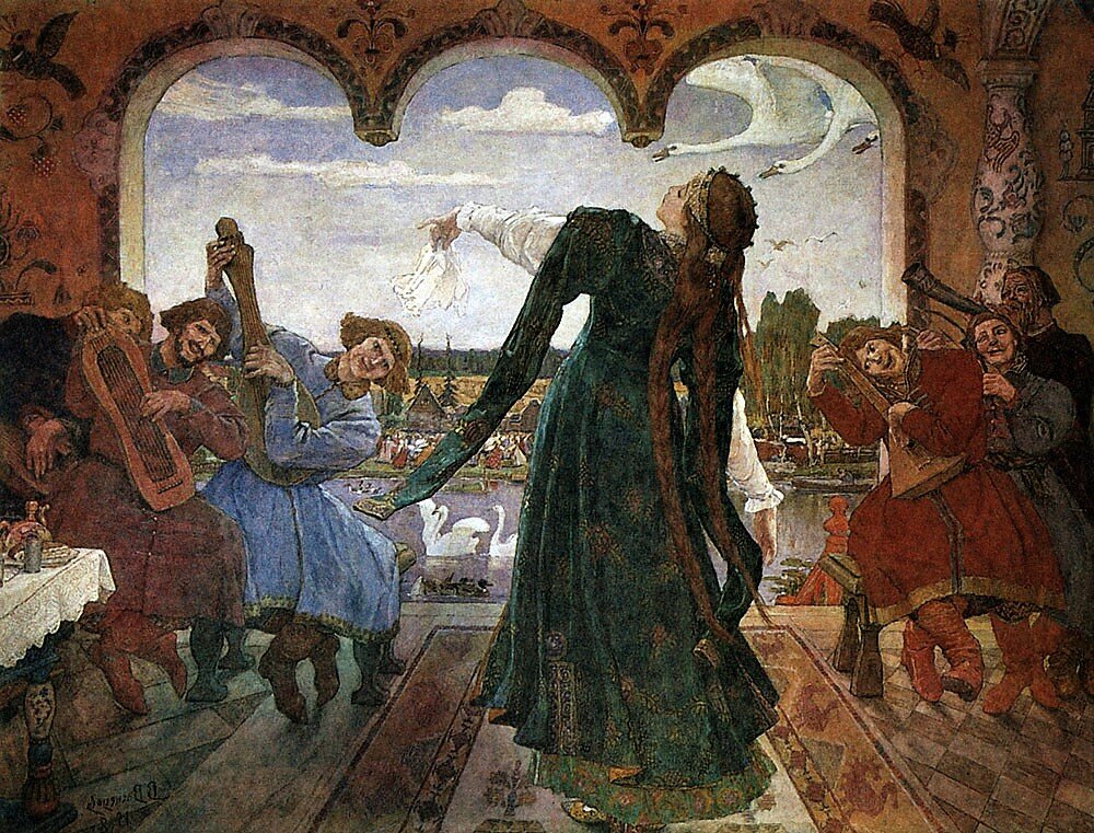 В.М. Васнецов, "Царевна-лягушка", 1918, холст, масло, Дом-музей Васнецова, Москва