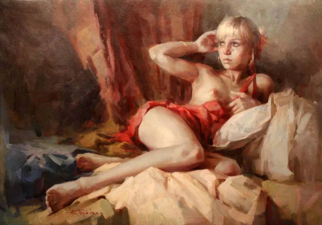 Современная Даная.Художник Ю.Прядко.Из открытого источника