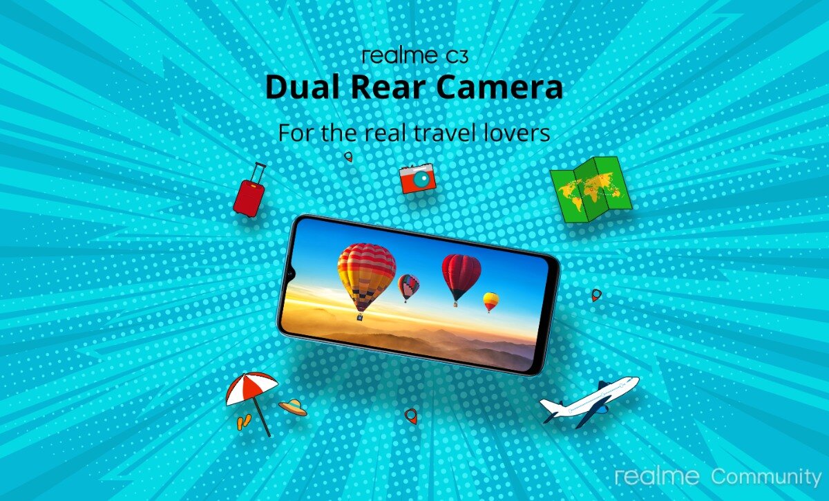realme C3 оснащен двумя камерами на задней стороне | BBK DEVICES | Дзен