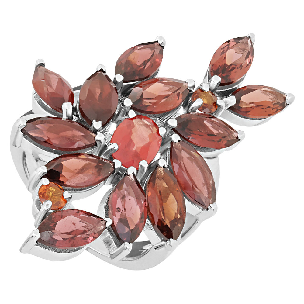 Серебряное кольцо из коллекции Жар-птица (интернет-магазин lazurit-online.com)
