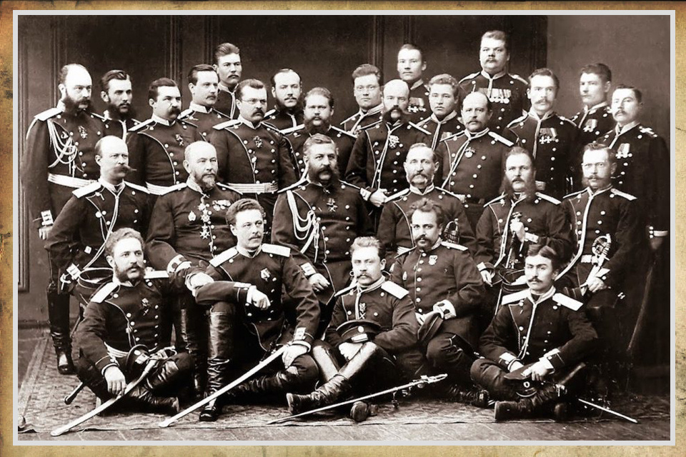 Русские офицеры. Фото взято из интернета.