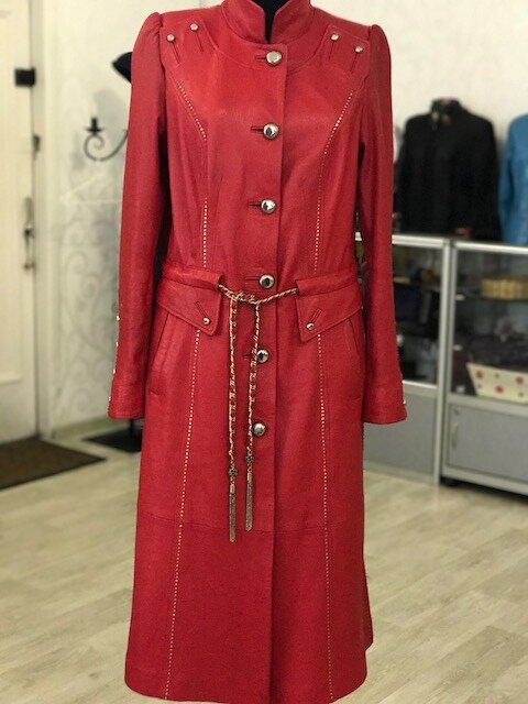 Красный френч к весеннему сезону. Ателье Ирины Берзиной. 