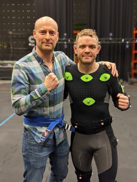 С бойцом UFC