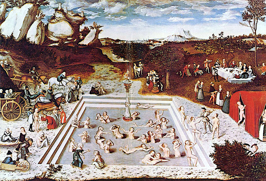 Лукас Кранах. "Фонтан вечной юности".