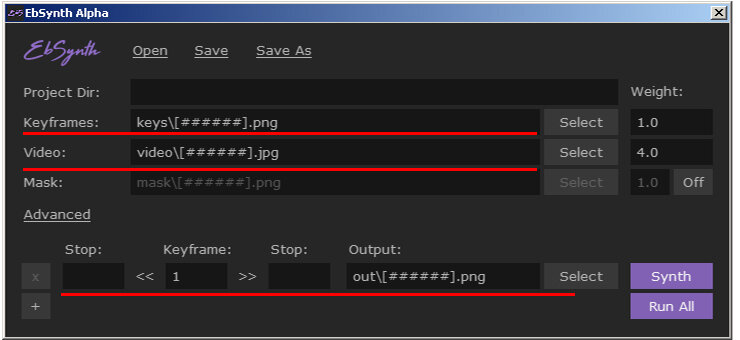 Основное окно программы.