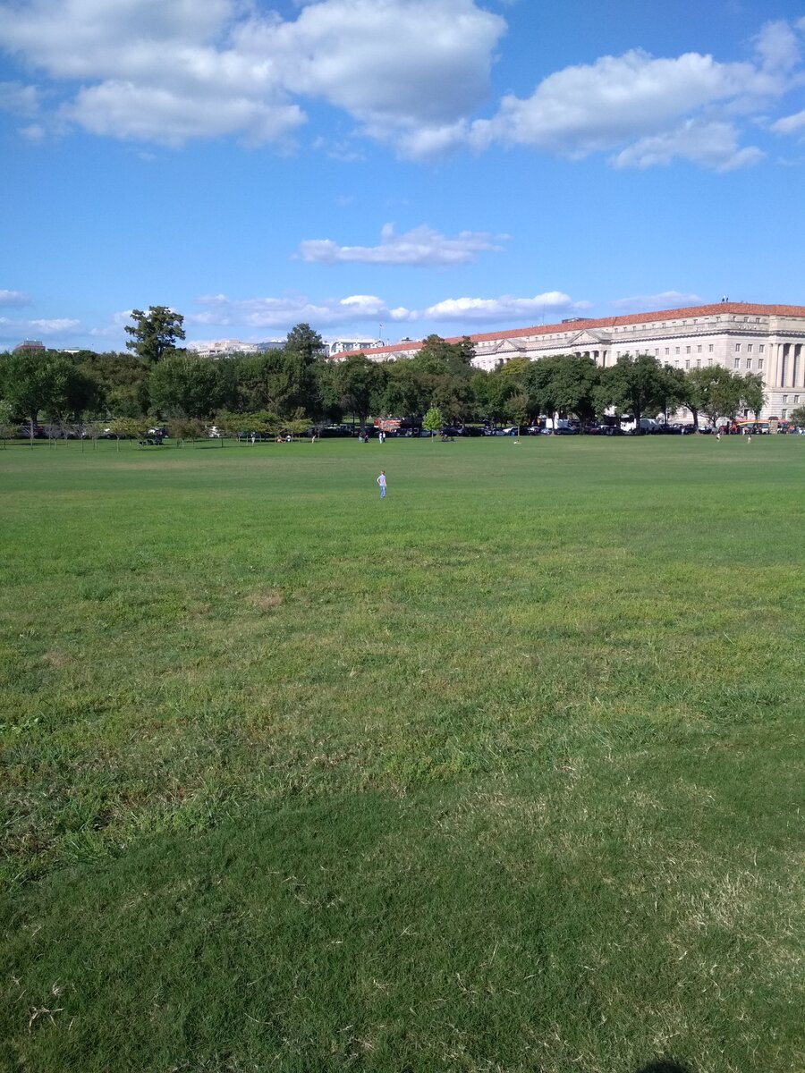 Гигантские открытые пространства в Вашингтоне. Здесь и далее мои фото.