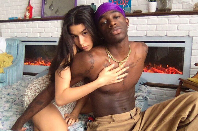 Эрика Куталия с бойфрендом Мозесом