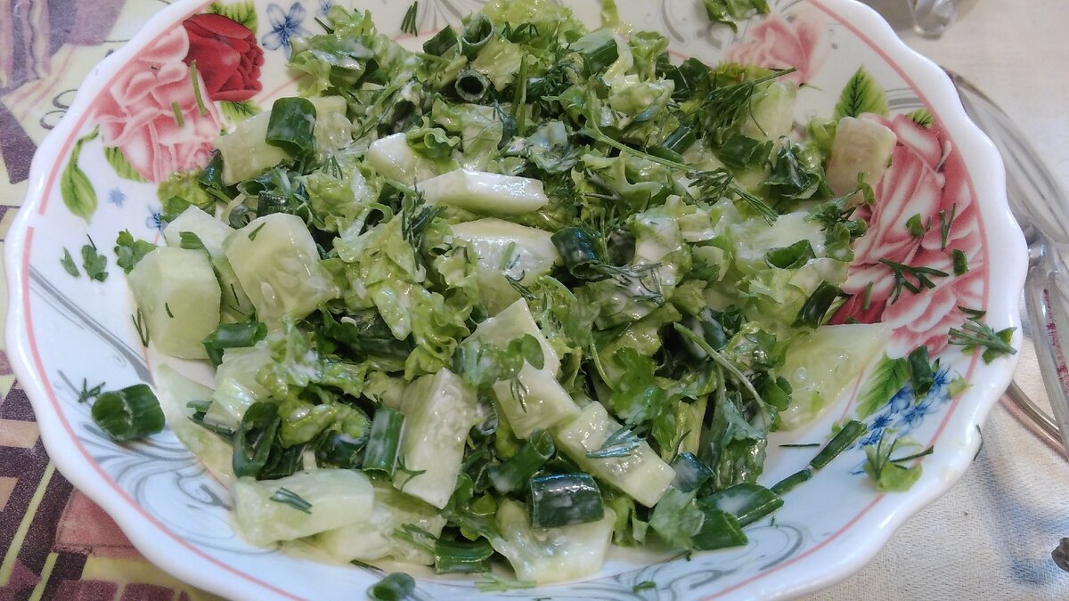 летом делаю такой салат очень часто