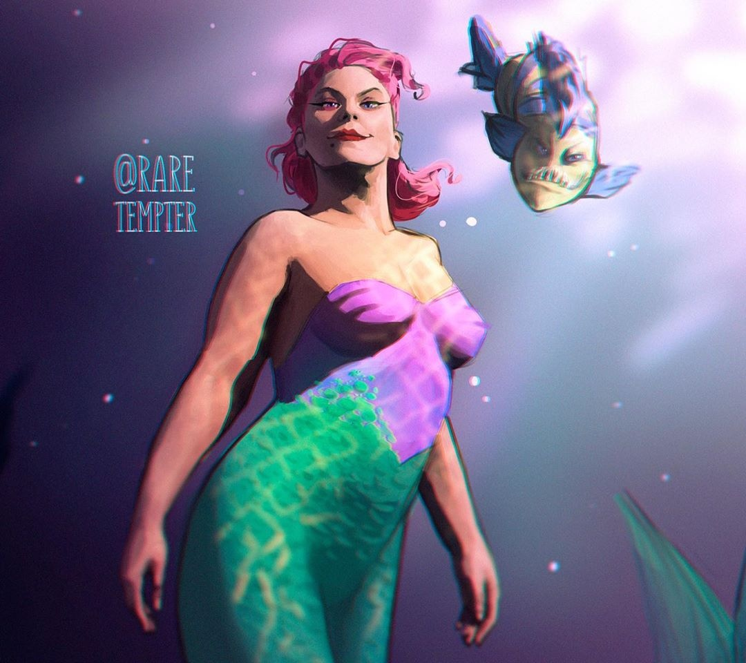 Ариэль, если бы была в роли Урсулы