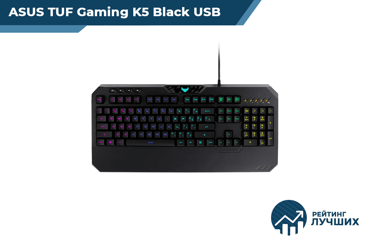ASUS TUF Gaming K5 Black USB