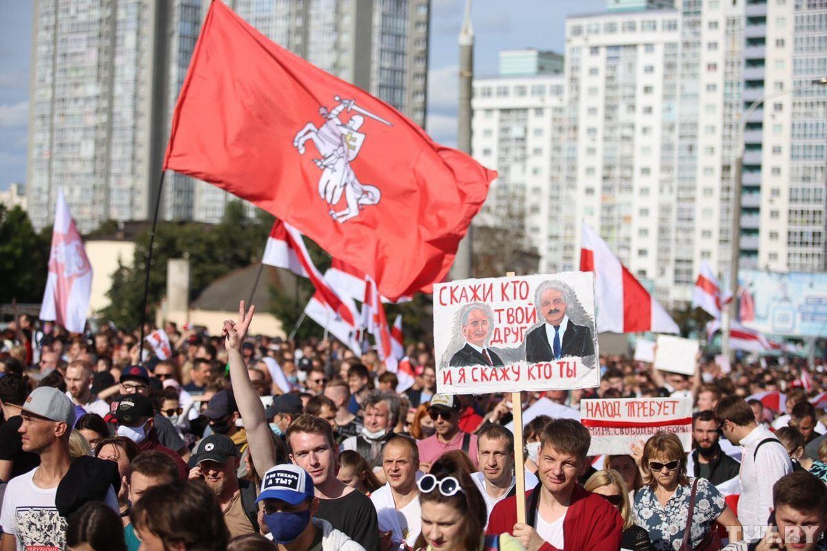 Протесты в Беларуси продолжаются уже больше месяца