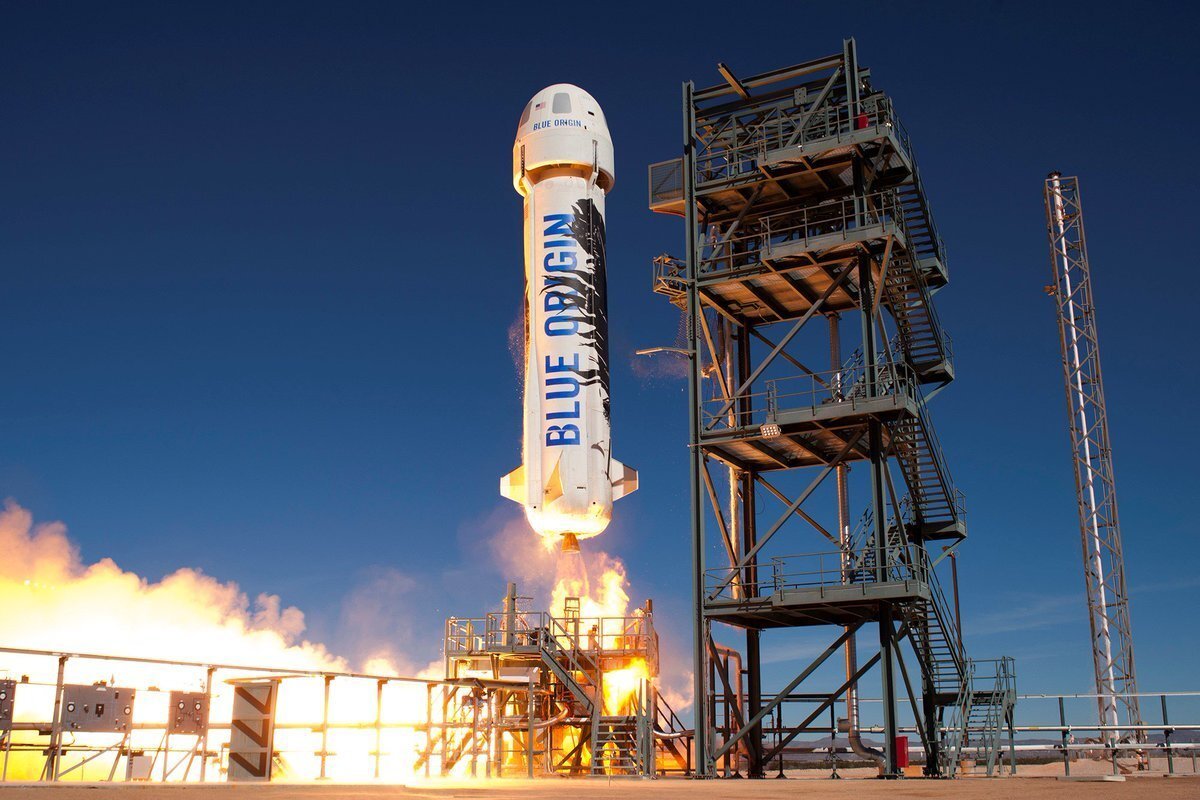 Blue Origin тестирует ракету, которая будет участвовать в посадке на Луну