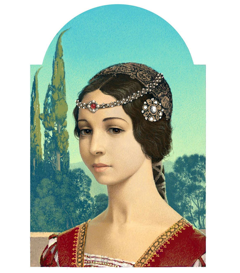 Иллюстрация Владимира Ненова к пьесе Уильяма Шекспира "Ромео и Джульетта". 