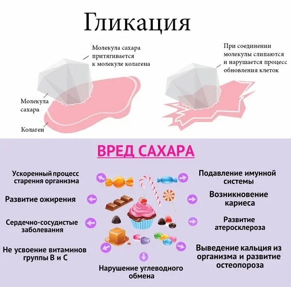 Рисунок из интернета, видим, что сахар подавляет иммунную систему!