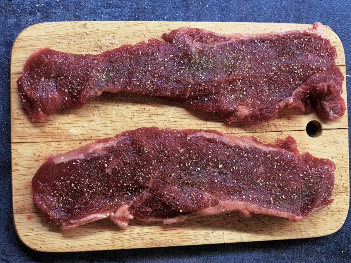 Рецепт стейк "минутка"