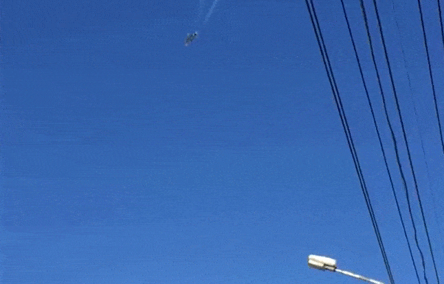 Серийный СУ-57 на перегонке  в небе Новосибирска (GID видео).