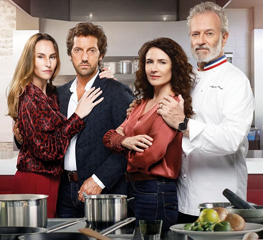 Фредерик Дифенталь на постере к сериалу Ici Tout Commence