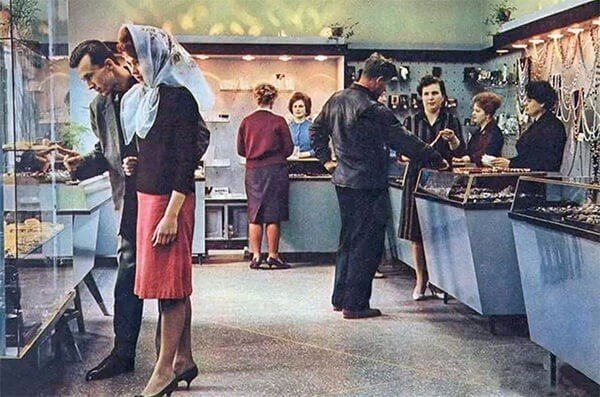 Ювелирный магазин «Рубин».  Москва, 1966 г