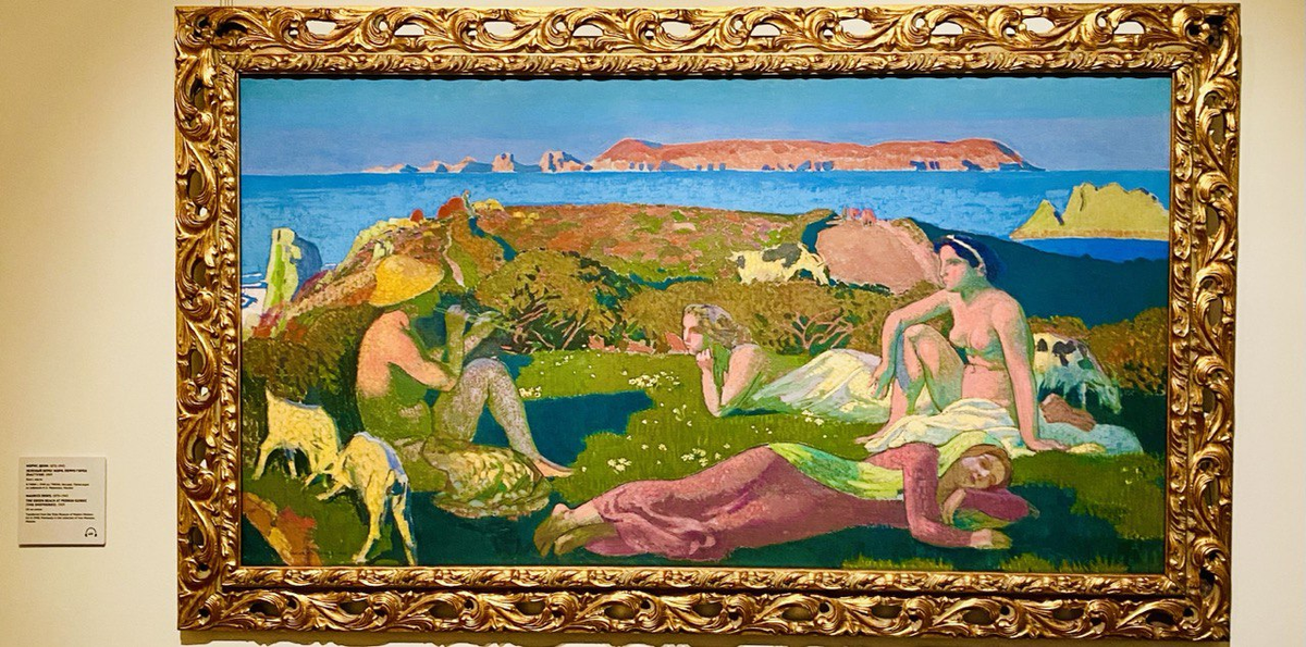 Морис Дени. "Зеленый берег моря. Перро-Гирек (Пастухи)"