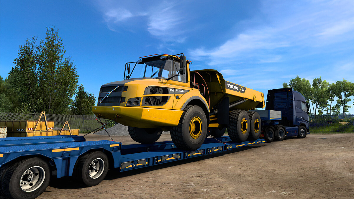 Дополнение Volvo Construction Equipment DLC (Строительная техника Volvo)  для ATS и ETS2 | Новости ATS и ETS 2 | Дзен