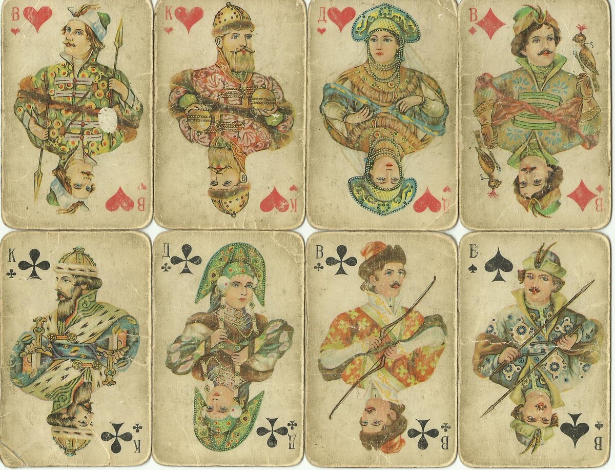 Карты колоды "Русский стиль"