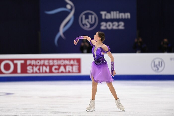 Камила Валиева на Чемпионате Европы 2022. Фото из открытых источников