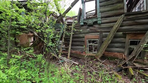 С батей в заброшенной деревне \ Обследуем богатый дом