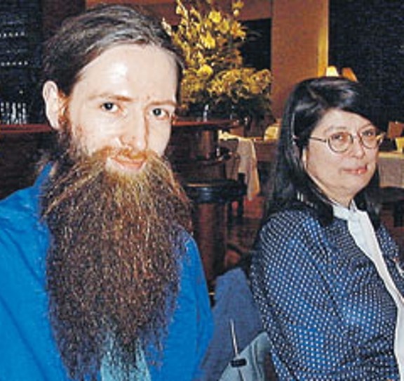 Обри ди Грей со своей женой Аделаидой Сайт polonsil.ru