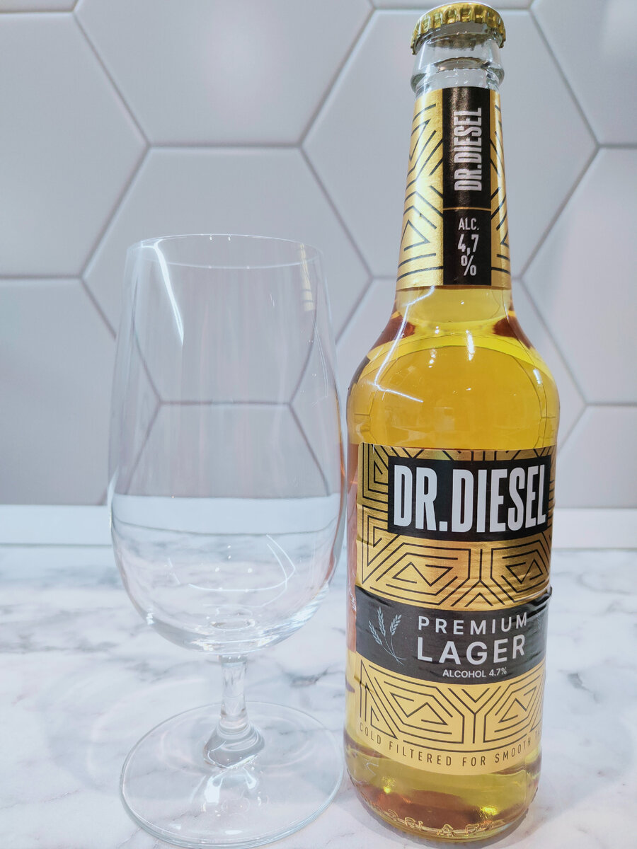 Пиво "Dr.Diesel" Premium Lager (Доктор Дизель)