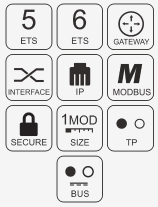 Защищенный шлюз KNX Weinzierl Modbus TCP 716 Secure