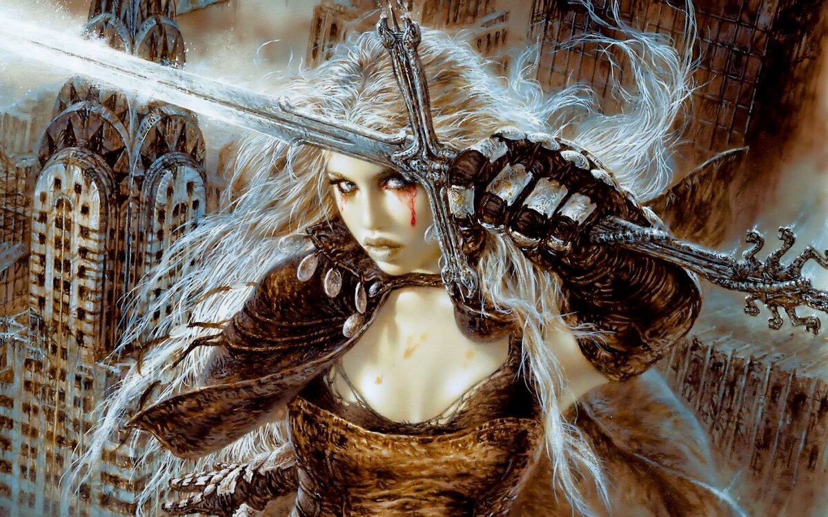 Pin on Luis Royo & Others (Art) | Luis royo, Fantasy art warrior, Fantasy art