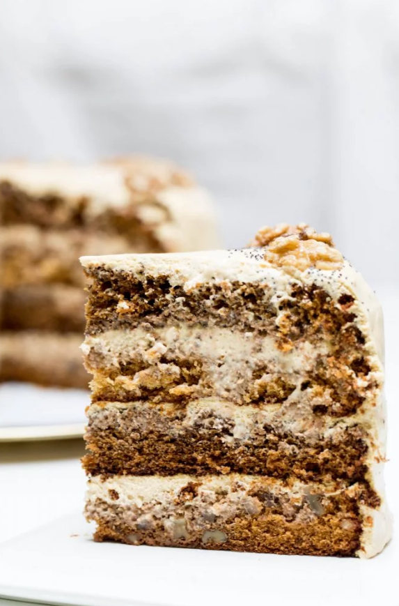 Медовый торт с грецкими орехами- старинный рецепт